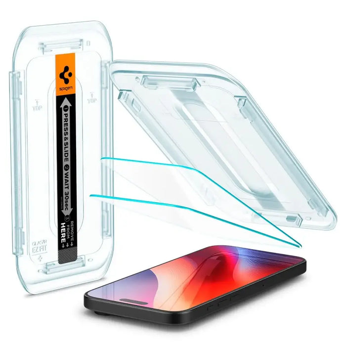 Spigen Glas.tR EZ Fit tempered glass for iPhone 16 Pro - 2 pcs. - Cell phone tempered glass<<<HurtelXML