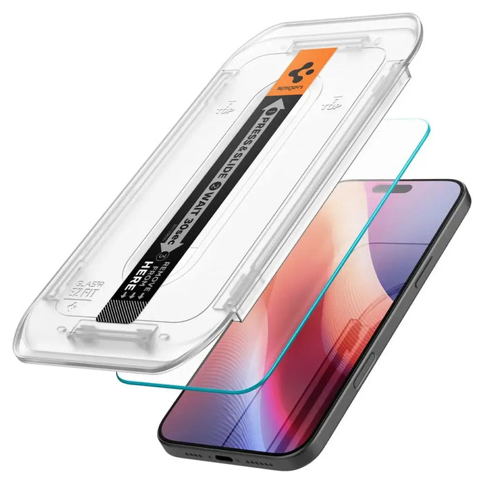 Spigen Glas.tR EZ Fit Tempered Glass for iPhone 16 Pro - Cell phone tempered glass<<<HurtelXML