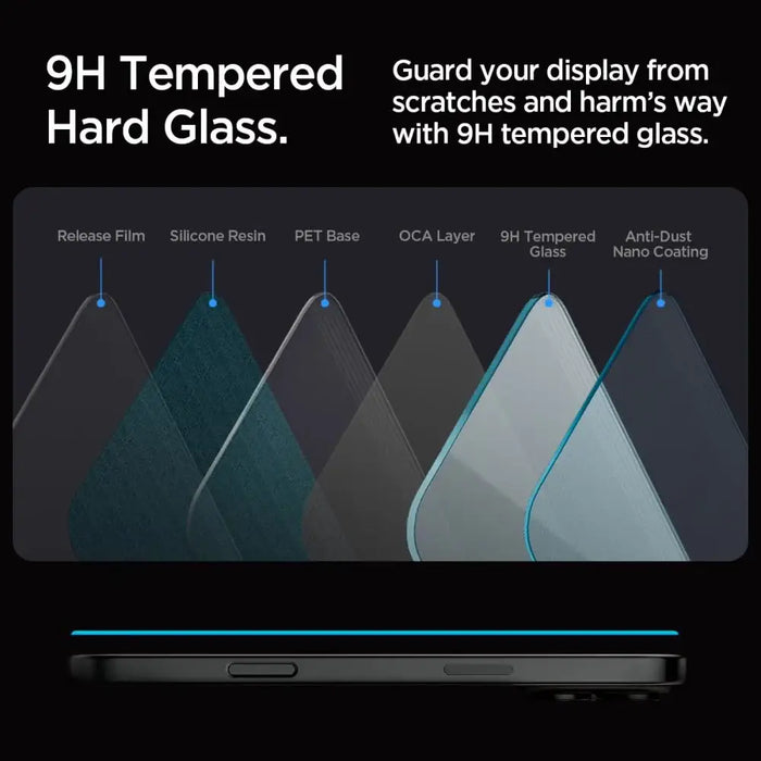 Spigen Glas.tR EZ Fit Tempered Glass for iPhone 16 Pro Max - Cell phone tempered glass<<<HurtelXML