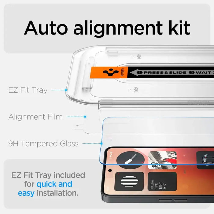 Spigen Glas.tR EZ Fit Tempered Glass for Nothing Phone 3A / 3A Pro - Transparent - Cell phone tempered glass<<<HurtelXML