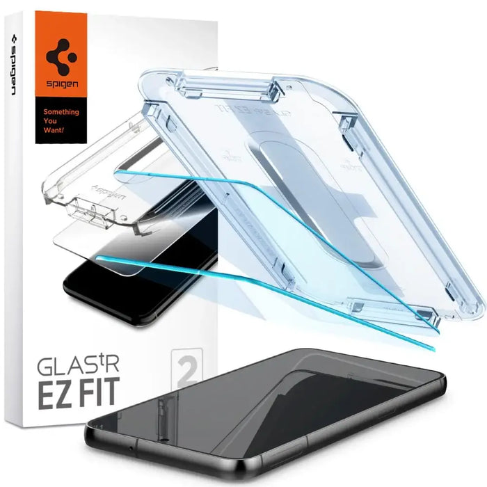 Spigen Glas.tR EZ Fit Tempered Glass for Samsung Galaxy S23 - 2 pcs. - Cell phone tempered glass<<<HurtelXML
