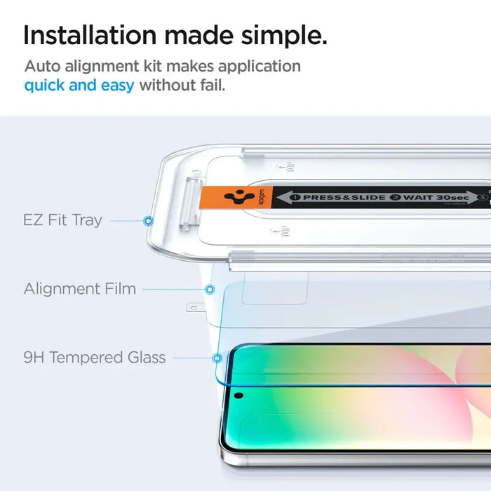 Spigen Glas.tR EZ Fit Tempered Glass for Samsung Galaxy S24 FE (2 pcs.) - Cell phone tempered glass<<<HurtelXML
