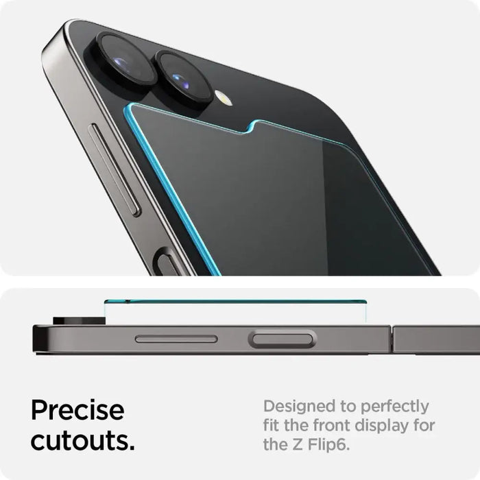 Spigen Glas.tR EZ Fit Tempered Glass for Samsung Galaxy Z Flip 6 - 2 pcs. - Cell phone tempered glass<<<HurtelXML