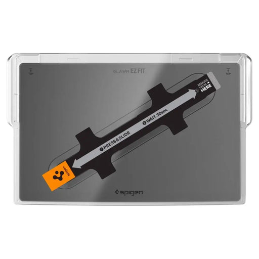 Spigen Glas.tR EZ Fit Tempered Glass for Tesla Model X 2022 / Model S 2021 - Black - Cell phone tempered