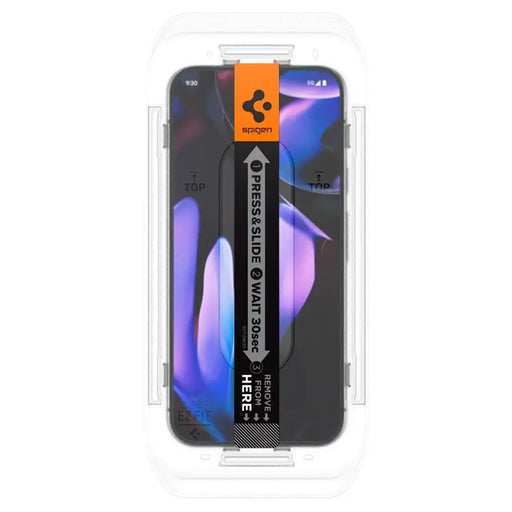 Spigen Glas.tR EZ Fit Tempered Glass with Applicator for Google Pixel 9 / 9 Pro (2 pcs.) - Cell phone tempered