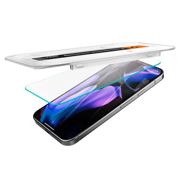 Spigen Glas.tR EZ Fit Tempered Glass with Applicator for Google Pixel 9 / 9 Pro (2 pcs.) - Cell phone tempered