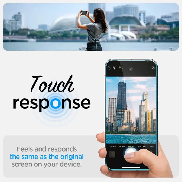 Spigen Glas.tR EZ Fit Tempered Glass with Applicator for Google Pixel 9 / 9 Pro (2 pcs.) - Cell phone tempered