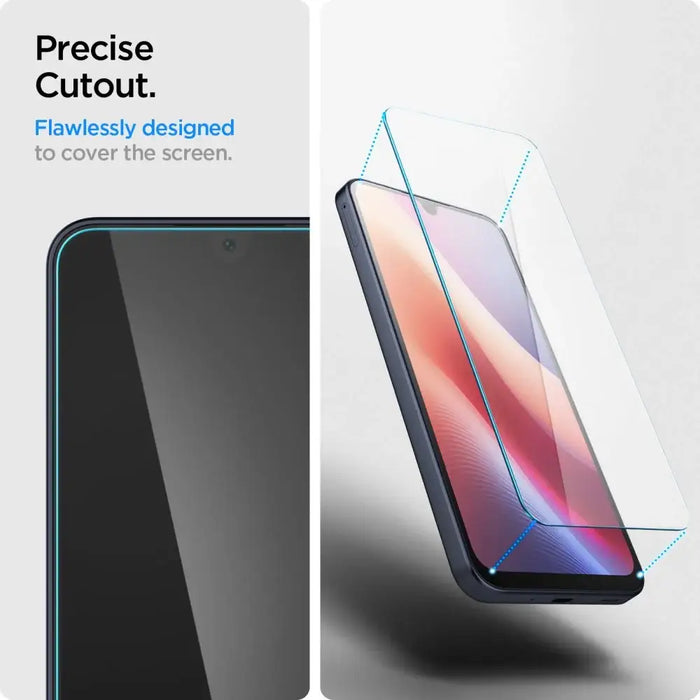 Spigen Glas.tR Slim 2-Pack Tempered Glass for Samsung Galaxy A16 4G / 5G - Transparent - Cell phone tempered