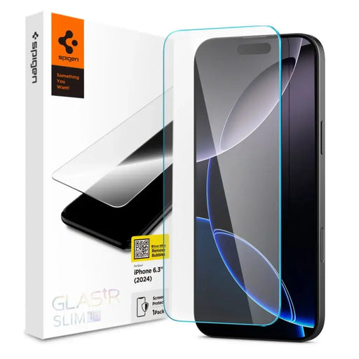 Spigen Glas.tR Slim Tempered Glass for iPhone 16 Pro - Cell phone tempered glass<<<HurtelXML