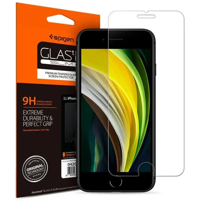 Spigen Glas.tR Slim Tempered Glass for iPhone 7 / 8 / SE 2020 / 2022 - Cell phone tempered glass<<<HurtelXML