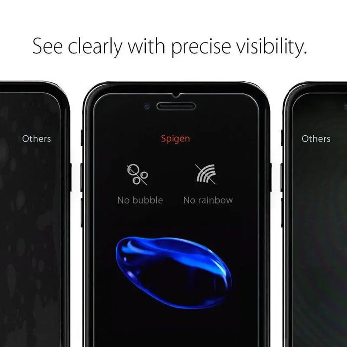 Spigen Glas.tR Slim Tempered Glass for iPhone 7 / 8 / SE 2020 / 2022 - Cell phone tempered glass<<<HurtelXML