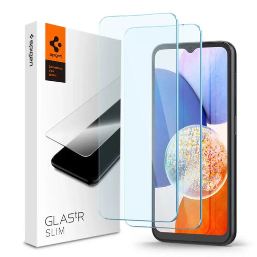 Spigen Glas.tR Slim Tempered Glass for Samsung Galaxy A15 4G / 5G / A25 5G - 2 pcs. - Cell phone tempered