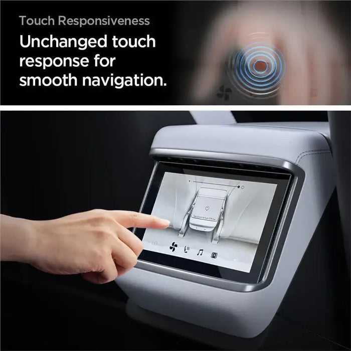 Spigen Glas.tR Slim Tempered Glass for Tesla Model X 2022 / Model S 2021 - Black - Cell phone tempered glass<<<HurtelXML