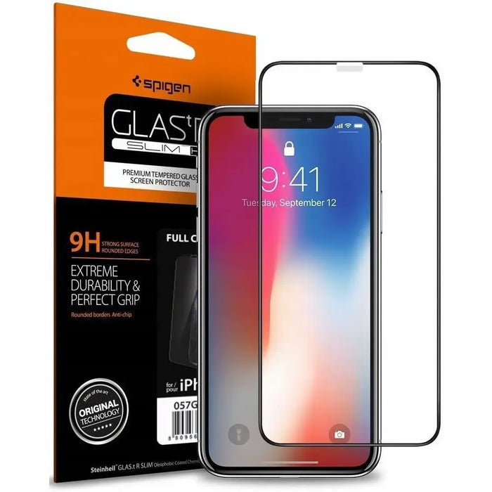 Spigen Glass FC Tempered Glass for iPhone 11 / XR - Black - Cell phone tempered glass<<<HurtelXML