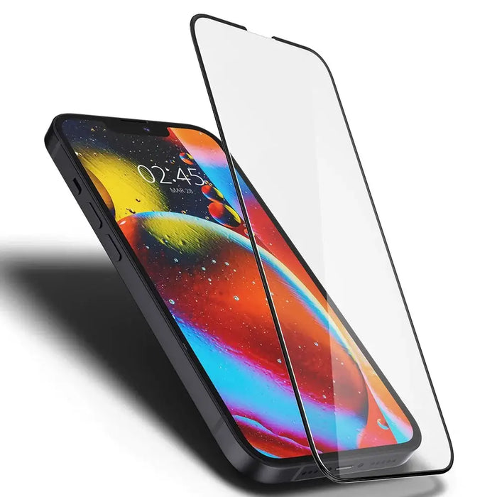 Spigen Glass FC Tempered Glass for iPhone 13 mini - Black - Cell phone tempered glass<<<HurtelXML