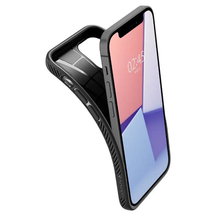 Spigen Liquid Air Case for iPhone 12 mini - Matte Black - Cell phone cases and covers<<<HurtelXML