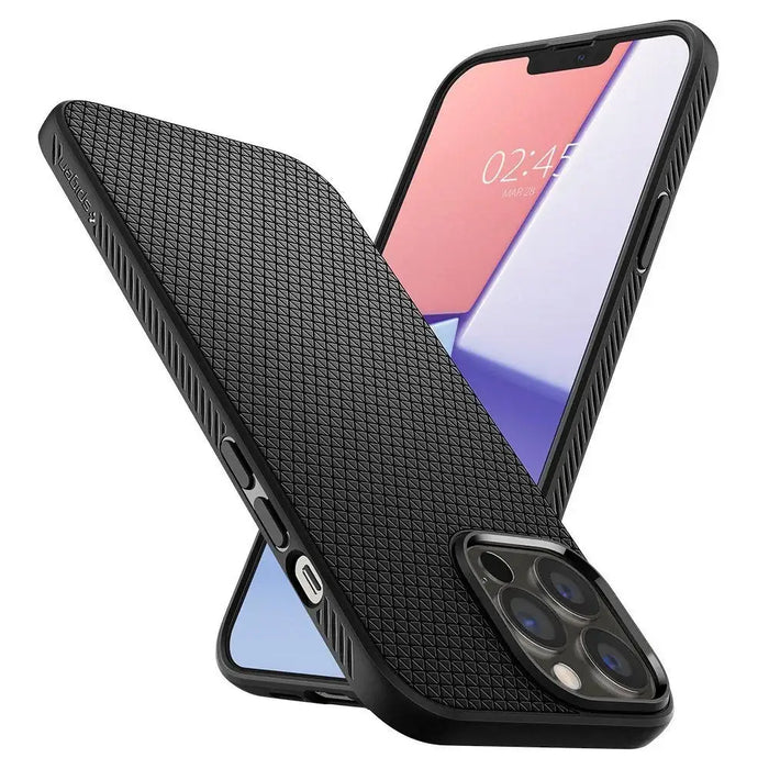 Spigen Liquid Air Case for iPhone 13 Pro Max - Matte Black - Cell phone cases and covers<<<HurtelXML