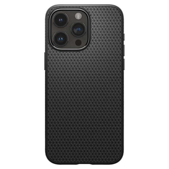 Spigen Liquid Air Case for iPhone 15 Pro Max - Matte Black - Cell phone cases and covers<<<HurtelXML