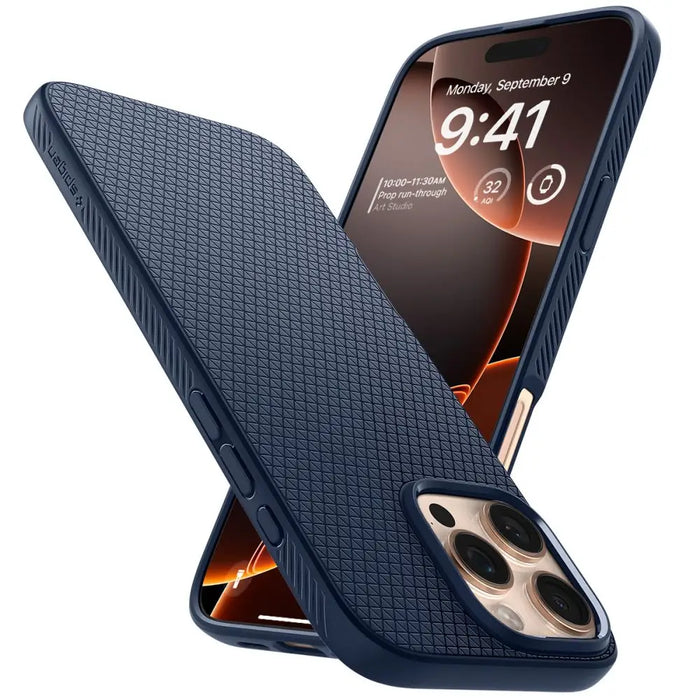 Spigen Liquid Air Case for iPhone 16 Pro Max - Blue - Cell phone cases and covers<<<HurtelXML