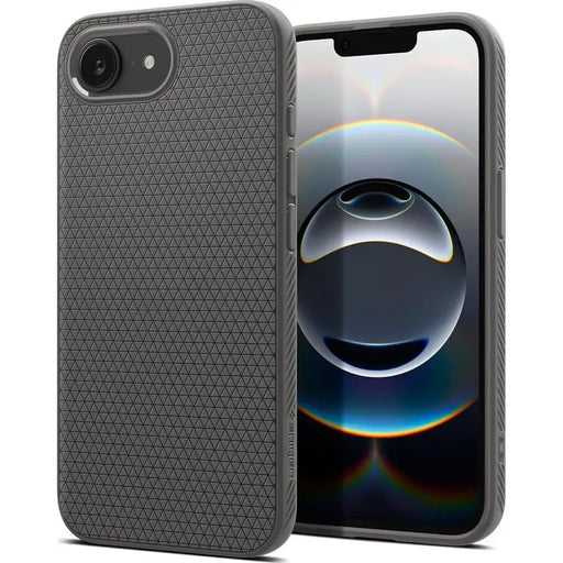 Spigen Liquid Air Case for iPhone 16e - Gray - Cell phone cases and covers<<<HurtelXML