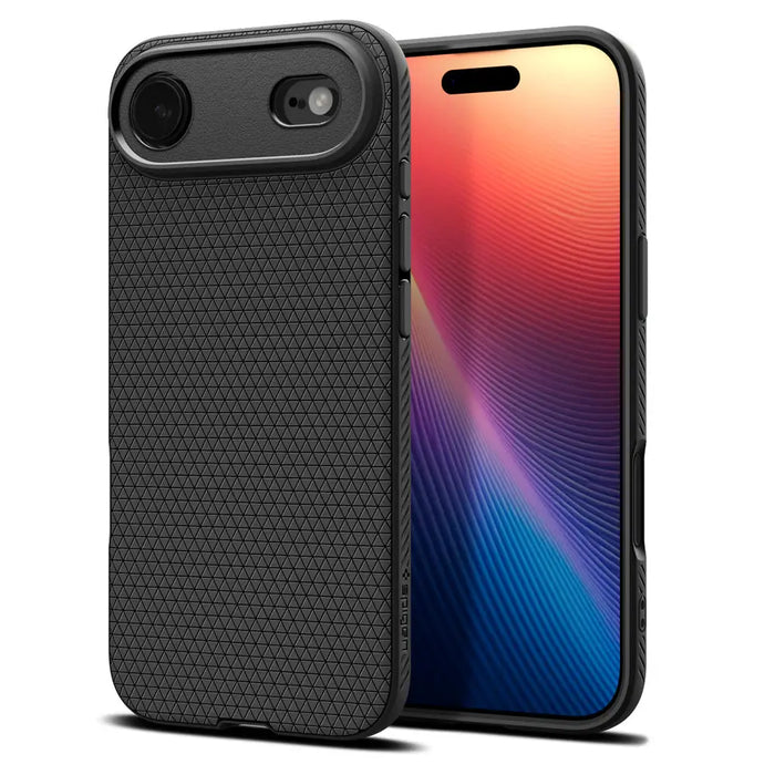Spigen Liquid Air Case for iPhone 17 Air - Matte Black - Cell phone cases and covers<<<HurtelXML