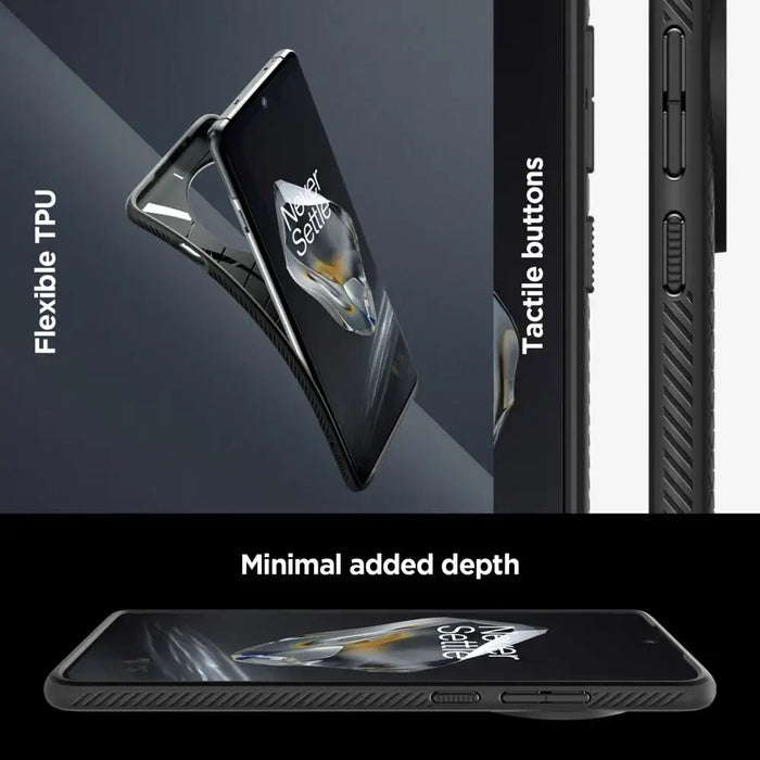 Spigen Liquid Air case for OnePlus 12 - black - Cell phone cases and covers<<<HurtelXML