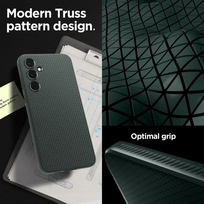 Spigen Liquid Air Case for Samsung Galaxy A55 5G - Green - Cell phone cases and covers<<<HurtelXML