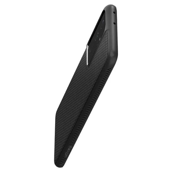Spigen Liquid Air Case for Samsung Galaxy S21 Ultra - Matte Black - Cell phone cases and covers<<<HurtelXML