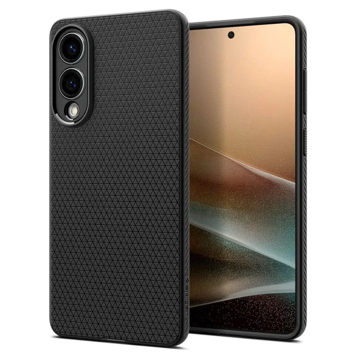 Spigen Liquid Air Case for Samsung Galaxy S25 Edge - Black - Cell phone cases and covers<<<HurtelXML