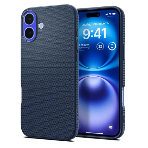 Spigen Liquid Air iPhone 16 Case - Blue - Cell phone cases and covers<<<HurtelXML