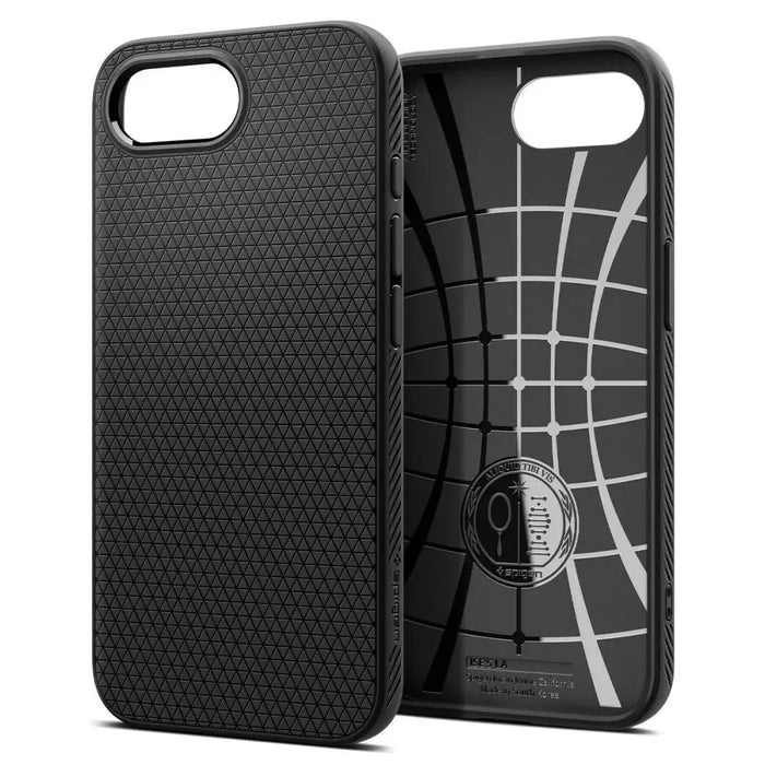 Spigen Liquid Air iPhone 16e Case - Matte Black - Cell phone cases and covers<<<HurtelXML
