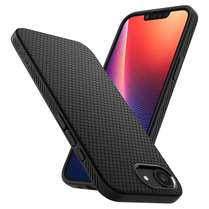 Spigen Liquid Air iPhone 16e Case - Matte Black - Cell phone cases and covers<<<HurtelXML