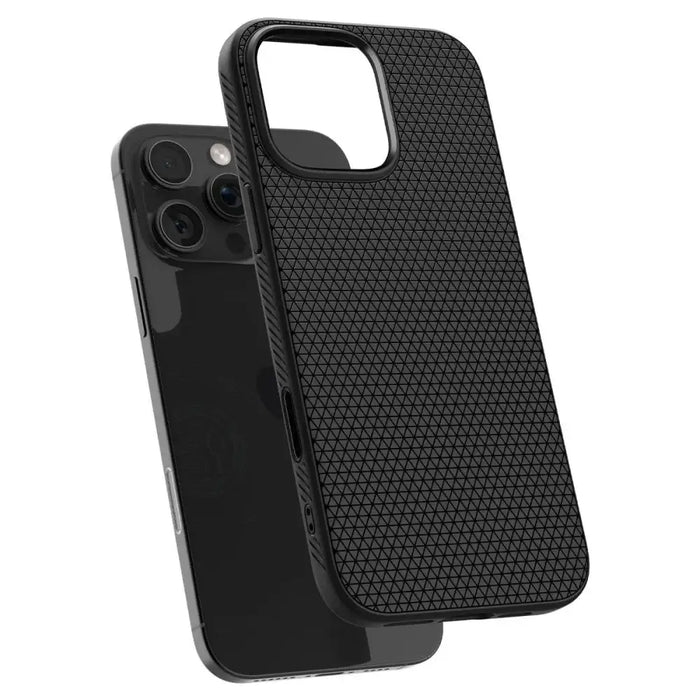 Spigen Liquid Air ’T’ MagSafe case for iPhone 16 Pro - matte black - Cell phone cases and covers<<<HurtelXML
