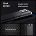 Spigen Liquid Air ’T’ MagSafe case for iPhone 16 Pro - matte black - Cell phone cases and covers<<<HurtelXML