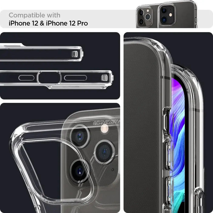 Spigen Liquid Crystal Case for iPhone 12 / iPhone 12 Pro - Transparent - Cell phone cases and covers<<<HurtelXML