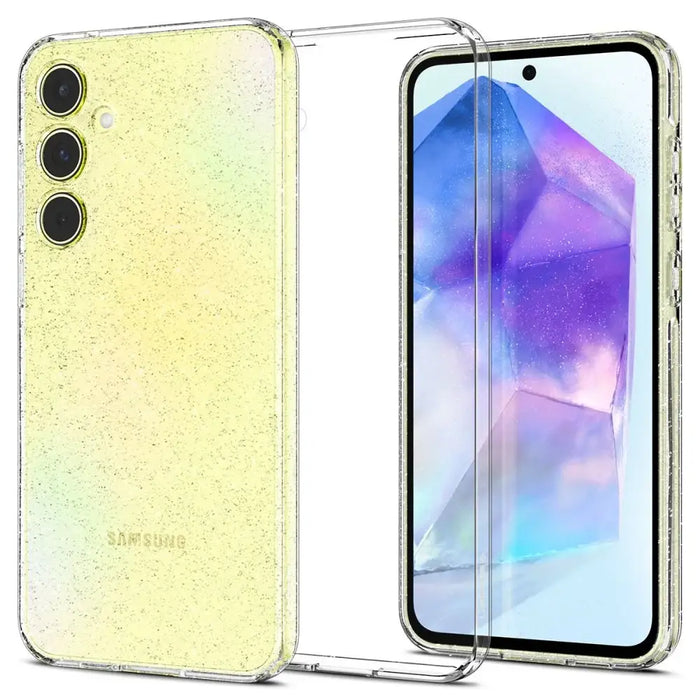 Spigen Liquid Crystal Case for Samsung Galaxy A55 5G - Clear Glitter - Cell phone cases and covers<<<HurtelXML