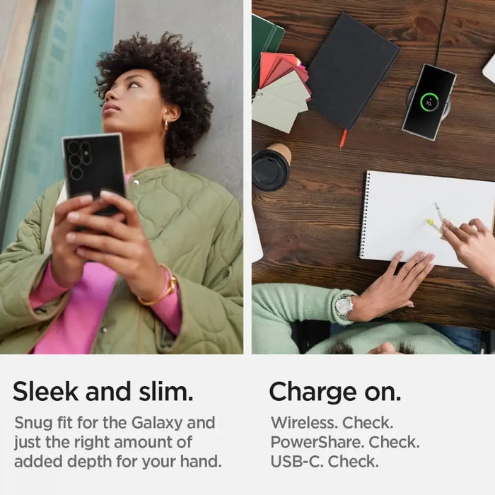 Spigen Liquid Crystal Case for Samsung Galaxy S22 Ultra - Clear - Cell phone cases and covers<<<HurtelXML