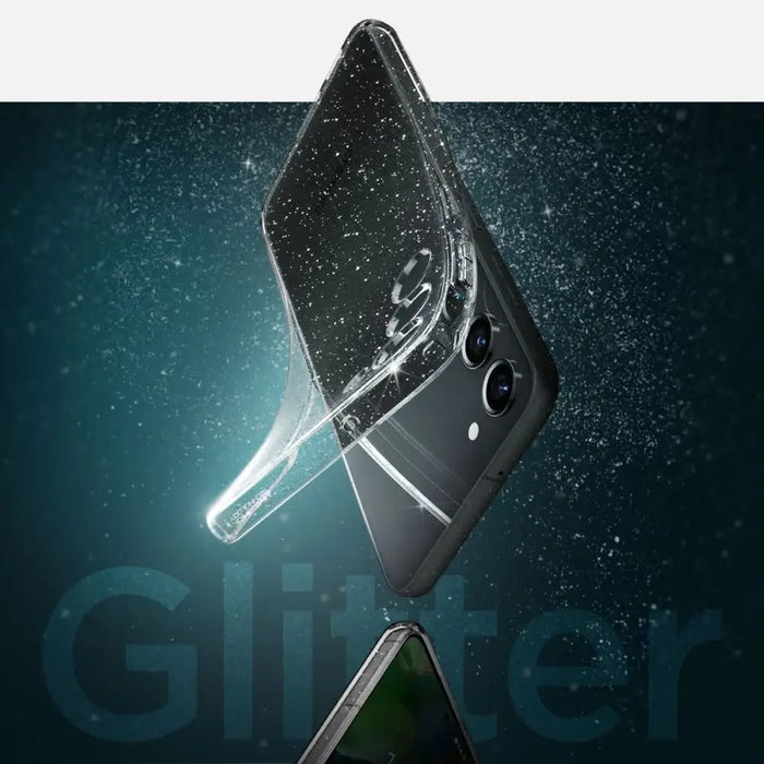 Spigen Liquid Crystal Case for Samsung Galaxy S23 - Clear Glitter - Cell phone cases and covers<<<HurtelXML