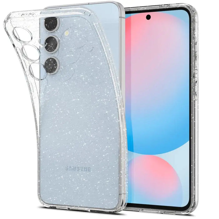 Spigen Liquid Crystal Case for Samsung Galaxy S24 FE - Clear-Glitter - Cell phone cases and covers<<<HurtelXML