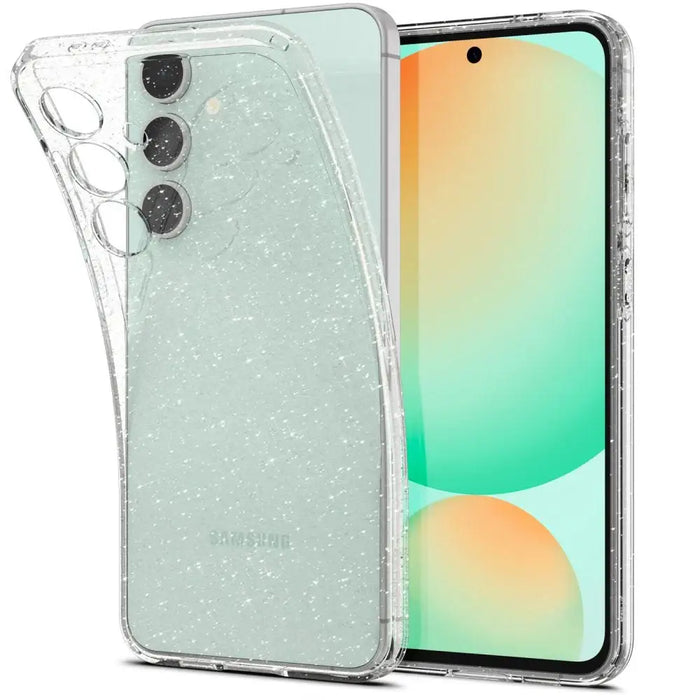 Spigen Liquid Crystal Case for Samsung Galaxy S24 FE - Clear-Glitter - Cell phone cases and covers<<<HurtelXML