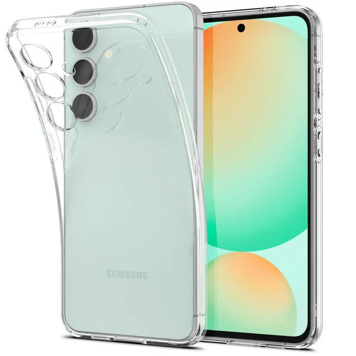 Spigen Liquid Crystal Case for Samsung Galaxy S24 FE Crystal - Transparent - Cell phone cases and covers<<<HurtelXML