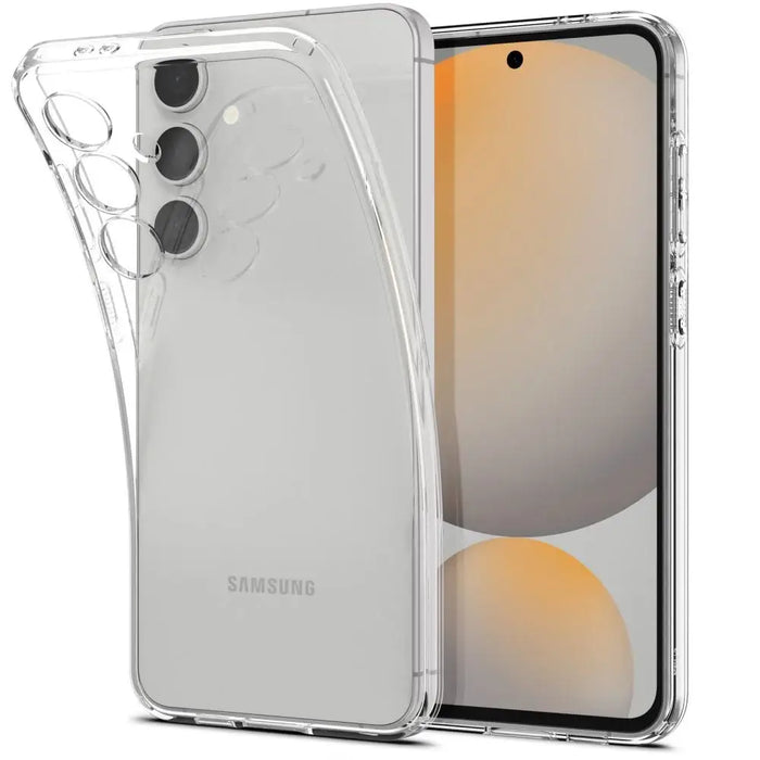 Spigen Liquid Crystal Case for Samsung Galaxy S24 FE Crystal - Transparent - Cell phone cases and covers<<<HurtelXML