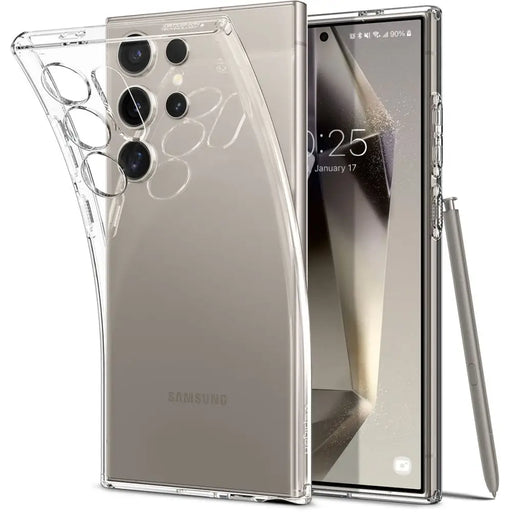 Spigen Liquid Crystal Case for Samsung Galaxy S24 Ultra - Clear - Cell phone cases and covers<<<HurtelXML