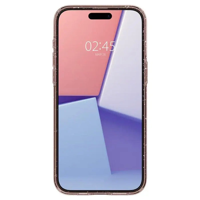 Spigen Liquid Crystal Glitter iPhone 15 Pro Case - Pink/Clear - Cell phone cases and covers<<<HurtelXML