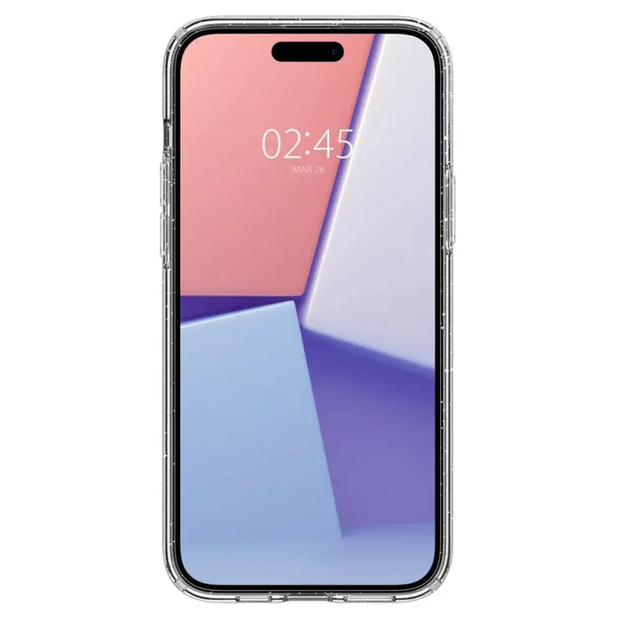 Spigen Liquid Crystal iPhone 15 Case - Clear Glitter - Cell phone cases and covers<<<HurtelXML