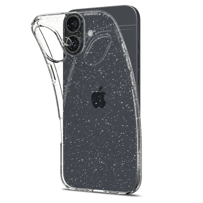 Spigen Liquid Crystal iPhone 16 Case - Clear Glitter - Cell phone cases and covers<<<HurtelXML