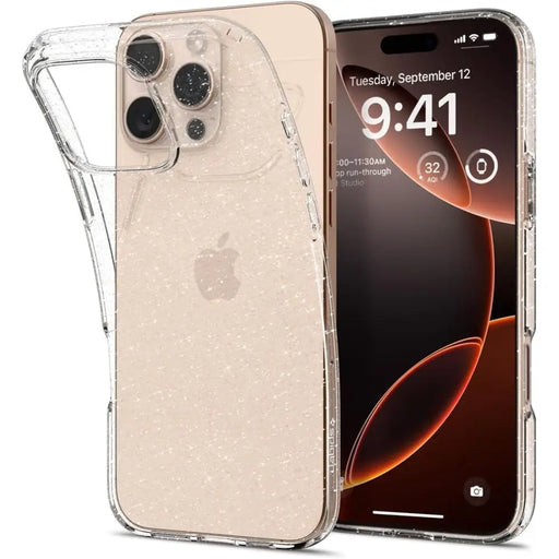 Spigen Liquid Crystal iPhone 16 Pro Case - Clear Glitter - Cell phone cases and covers<<<HurtelXML
