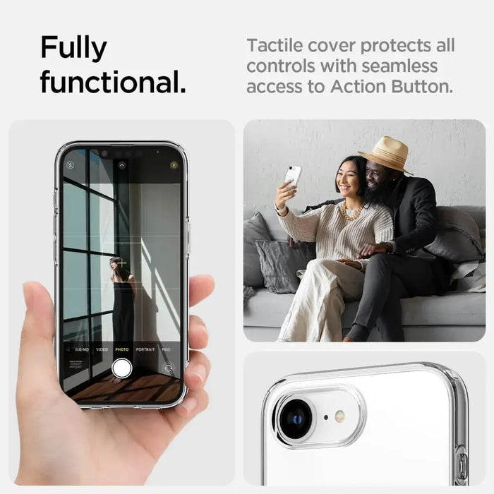 Spigen Liquid Crystal Mag MagSafe iPhone 16e Case - Clear - Cell phone cases and covers<<<HurtelXML