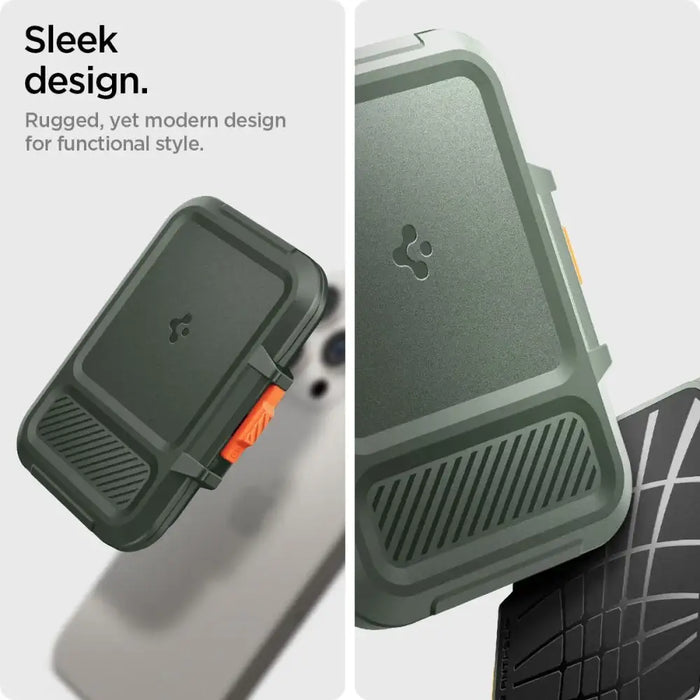Spigen Lock Fit MagSafe Card Case - Green - Cell phone cases and covers<<<HurtelXML
