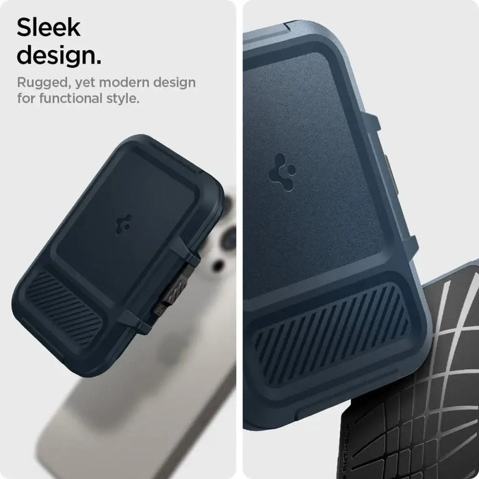 Spigen Lock Fit MagSafe Card Case - Navy Blue - Cell phone cases and covers<<<HurtelXML